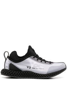 Y-3 кроссовки с сетчатыми вставками