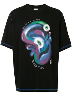 Marcelo Burlon County of Milan футболка с принтом Mad Face