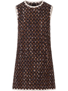 Dolce & Gabbana платье мини в клетку