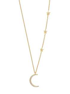 Nialaya Jewelry позолоченное колье с подвеской
