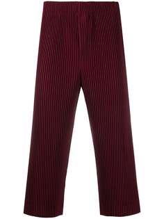 Homme Plissé Issey Miyake укороченные плиссированные брюки