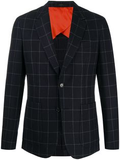 Paul Smith однобортный пиджак в клетку