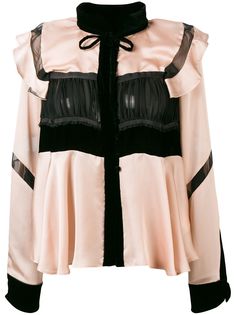 Sacai ruffled front blouse