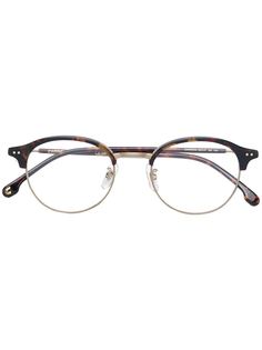 Carrera tortoiseshell-effect round frame glasses