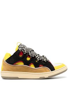 LANVIN массивные кроссовки на шнуровке