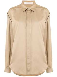 Dion Lee рубашка с застежкой на крючках