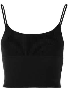 Dion Lee укороченный топ в рубчик