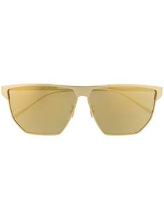 Bottega Veneta Eyewear солнцезащитные очки BV1069S в массивной оправе