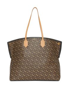 Burberry сумка-тоут Society с монограммой