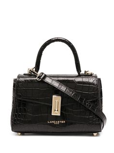 Lancaster сумка-тоут с тиснением под крокодила