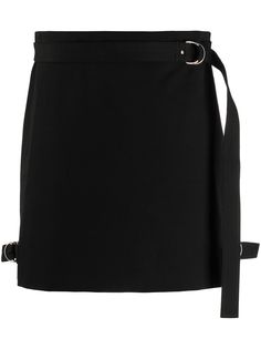 Helmut Lang юбка мини с пряжкой сбоку