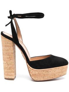 Aquazzura босоножки Penelope Plateau 140
