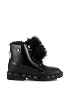 Jimmy Choo ботинки с помпонами