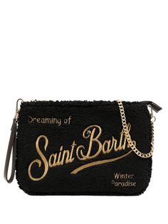 Mc2 Saint Barth фактурная сумка с вышитым логотипом