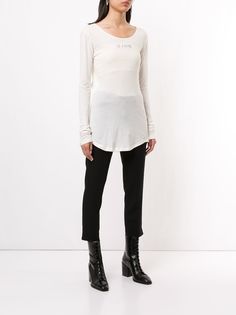 Ann Demeulemeester футболка со сборками
