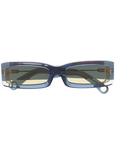 Jacquemus солнцезащитные очки Les lunettes 97 в прямоугольной оправе