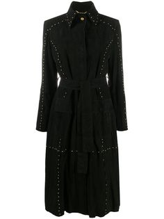 Alberta Ferretti пальто с заклепками