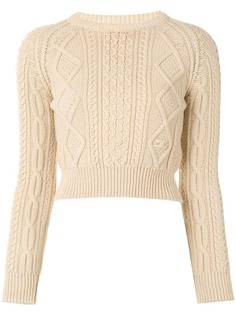 Chanel Pre-Owned укороченный джемпер с узором