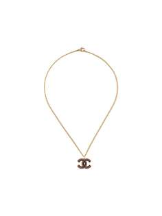 Chanel Pre-Owned колье 2002-го года с подвеской-логотипом CC