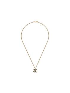 Chanel Pre-Owned колье с подвеской-логотипом CC