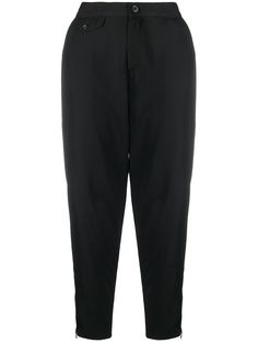 Yohji Yamamoto укороченные зауженные брюки