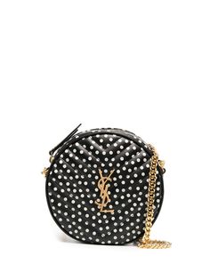 Saint Laurent сумка на плечо Vinyle с узором в горох