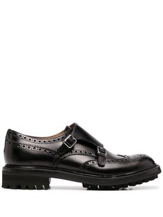 Churchs монки на низком каблуке