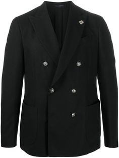 Lardini двубортный кашемировый пиджак