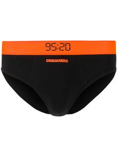 Dsquared2 трусы-брифы 95:20 с логотипом