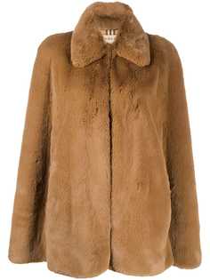 Burberry короткое пальто оверсайз