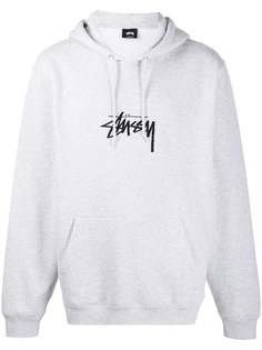 Stussy худи с вышитым логотипом