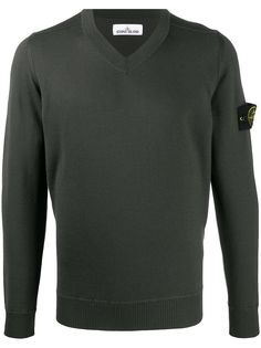 Stone Island джемпер с нашивкой-логотипом