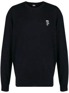 Karl Lagerfeld джемпер с логотипом Ikonik