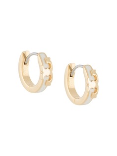 Tory Burch серьги-кольца с Т-образной вставкой