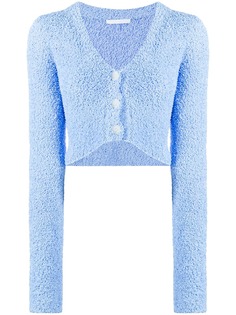 Helmut Lang укороченный кардиган с V-образным вырезом