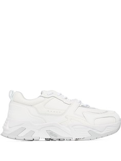 Marcelo Burlon County of Milan LEATHER MESH C-RUN 3000 WHITE REFLECTIVE