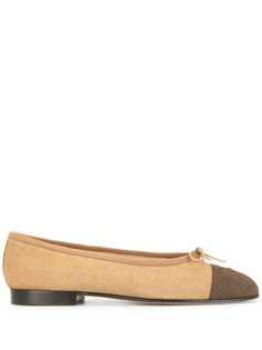 Chanel Pre-Owned балетки с логотипом CC