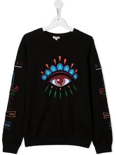 Kenzo Kids толстовка Eye с вышитым логотипом