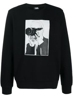 Karl Lagerfeld толстовка с графичным принтом