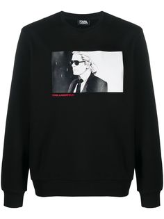 Karl Lagerfeld толстовка с графичным принтом