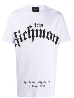 John Richmond футболка с логотипом