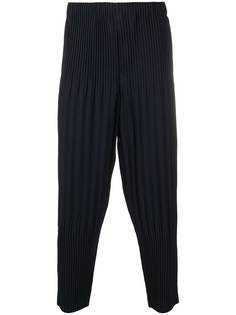 Homme Plissé Issey Miyake укороченные брюки со складками