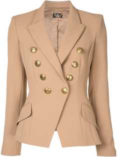 Elisabetta Franchi двубортный пиджак строгого кроя