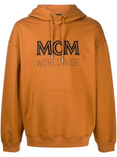 MCM embroidered logo hoodie