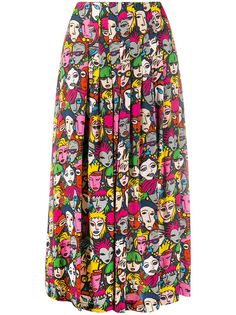 Boutique Moschino плиссированная юбка Real Faces