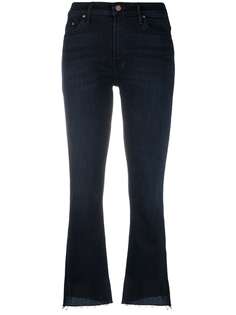 Mother cropped flared-leg jeans