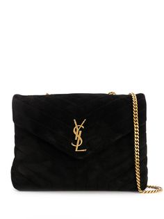 Saint Laurent стеганая сумка на плечо Loulou