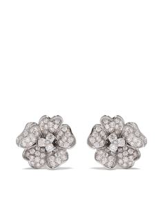 LEO PIZZO серьги Flora из белого золота с бриллиантами