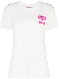 Chiara Ferragni logo-patch T-shirt