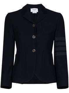 Thom Browne однобортный блейзер с полосками 4-Bar